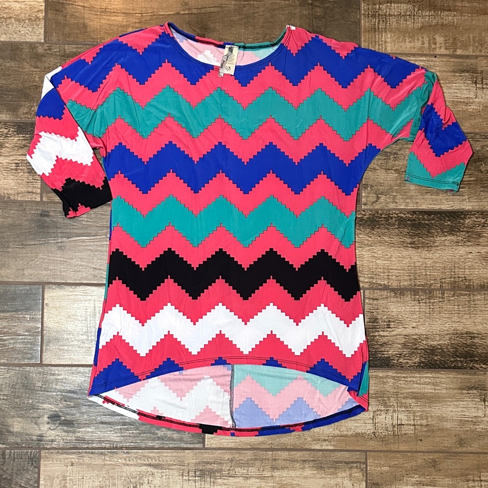 MOA USA Multicolor Chevron Tunic